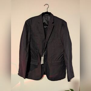 H&M Natural Linen Black Men's Blazer